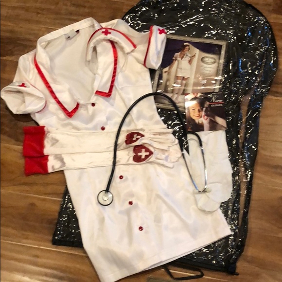 In-character/Halloween sexy nurse mini dress - Picture 1 of 7